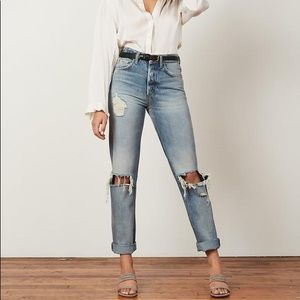 NWT Boyish - High Rise Straight Leg - Tokyo Wash